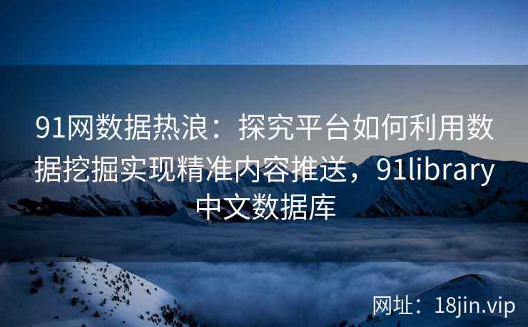 91网数据热浪：探究平台如何利用数据挖掘实现精准内容推送，91library中文数据库