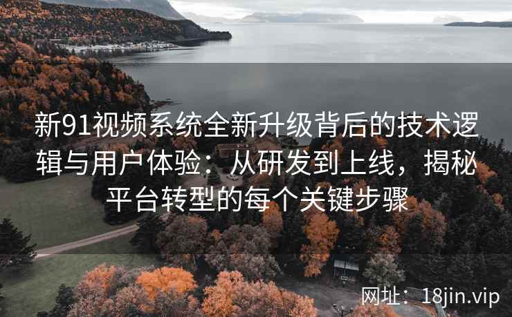 新91视频系统全新升级背后的技术逻辑与用户体验：从研发到上线，揭秘平台转型的每个关键步骤