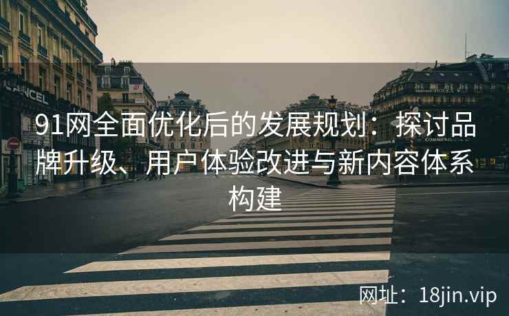 91网全面优化后的发展规划:探讨品牌升级、用户体验改进与新内容体系构建 91网全面优化后的发展规划:探讨品牌升级、用户体验改进与新内容体系构建